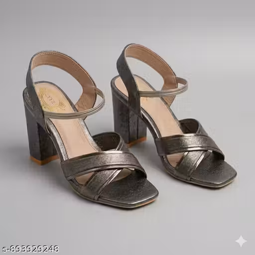207 GREY HIGH HEEL SANDAL
