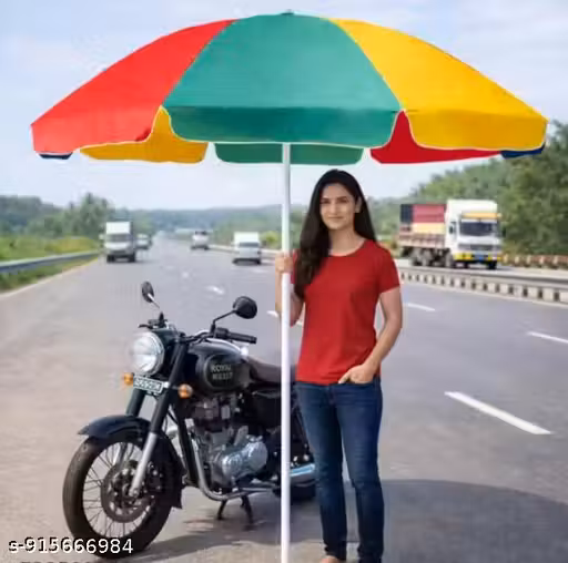 7ft/42Inch Without Stand Outdoor Garden Big Size Umbrella For Shop Hotels And Restaurent
