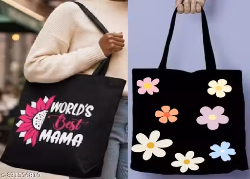 Trendy Canvas Tote Bag for Women & Girls | Eco Friendly Tote | Spacious Laptop, Travel & Daily Use Shoulder Bag with Zipper & Multi Pocket | Stylish Work, College & Shopping Handba