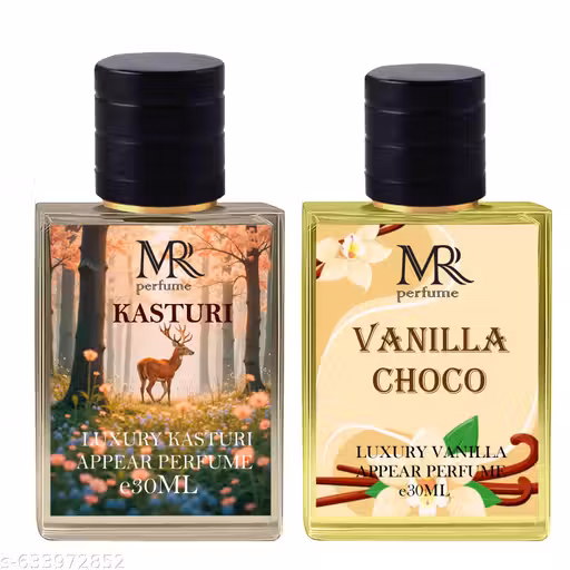 Mr Perfume Kasturi & Vanilla Choco 30ml Each Luxury Spray Perfume For Man & Women