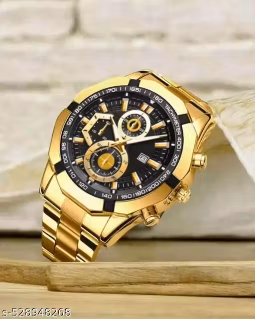 ZT WONDER BLACK GOLDEN WATCH