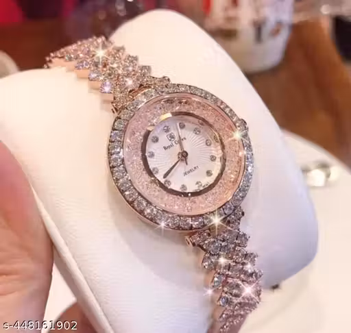 ZT DOUBLE CRYSTAL ROSE GOLD FASHION WATCH