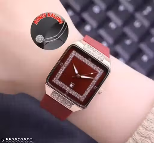 ZT SQUARE RUBBER CHEERY WATCH