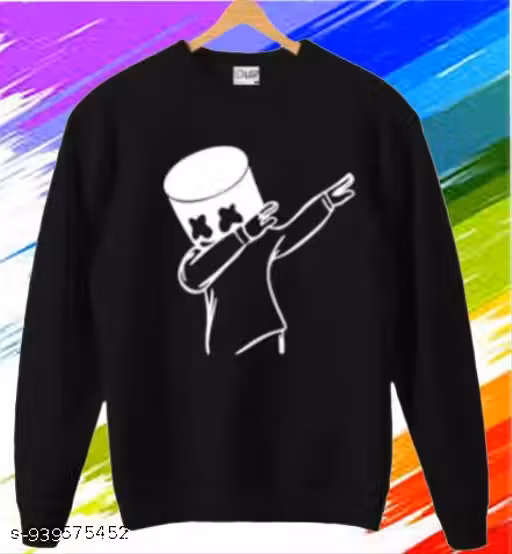 KIDS BOYS/GIRLS REGULAR FITTED ROUND NECK FULL SLEEVES GRAPHIC PRINT COTTON BLEND PRINTED T SHIRT