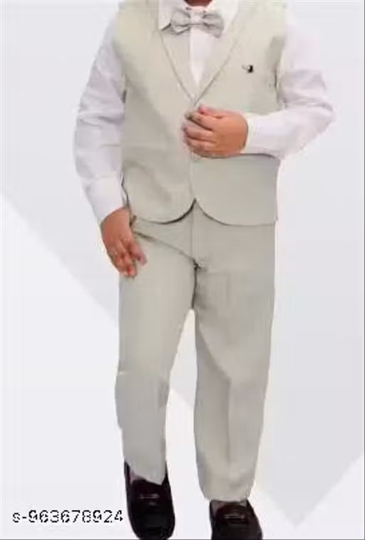 jain creation Boys Suit Set, CREAM Boys Suit, Kids Wedding Suit, Party Wear for Boys, Formal Dress for Boys, Waistcoat Set, Birthday Outfit, Eid Dress for Boys, Gentleman Suit, Kids Fashion, Baby Boy Formal Wear, Stylish Boys Clothing