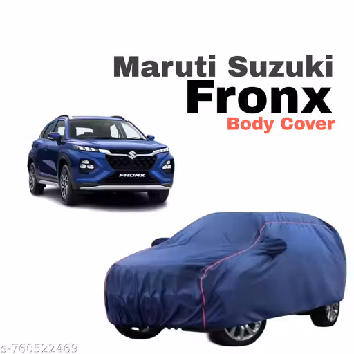 Premium Quality Maruti Suzuki Fronx Car Body Cover | Waterproof, Dustproof, UV-Resistant, All Weather Protection Car Cover with Mirror Pockets & Belt Buckle for Perfect Fit"