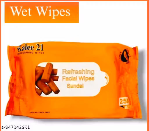 Natural Sandal Refreshing Wet Wipes – Deep Cleansing Care