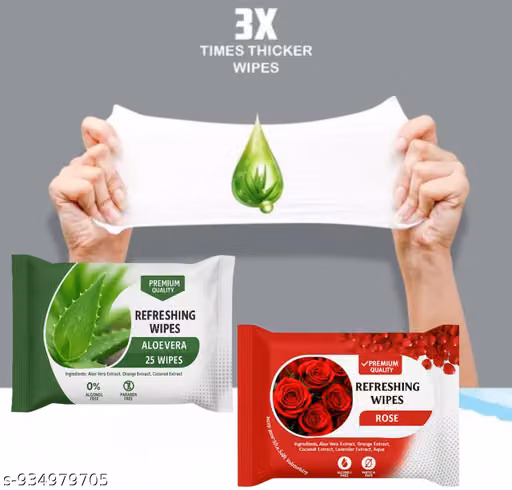 Skin Clean Rose + Aloe Vera Facial Wipes Combo