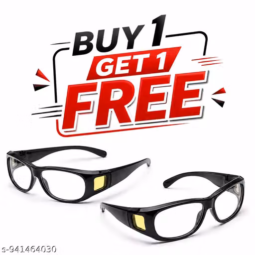 HD Wrap Around Transparent Safety Glasses B1 G1 Free (2TSG)