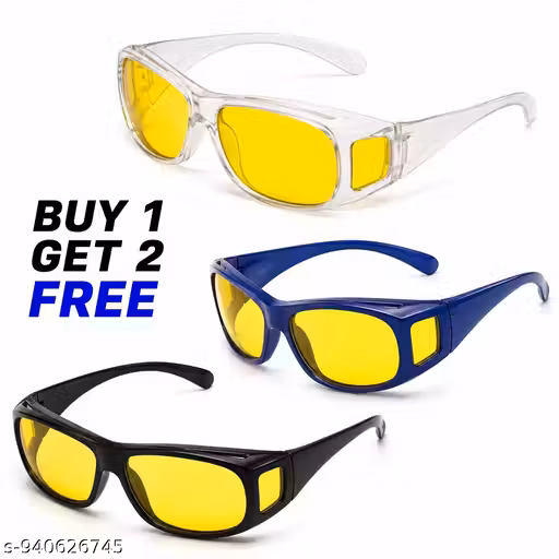 Wrap Around Night Vision Glasses Buy 1 Get 2 Free