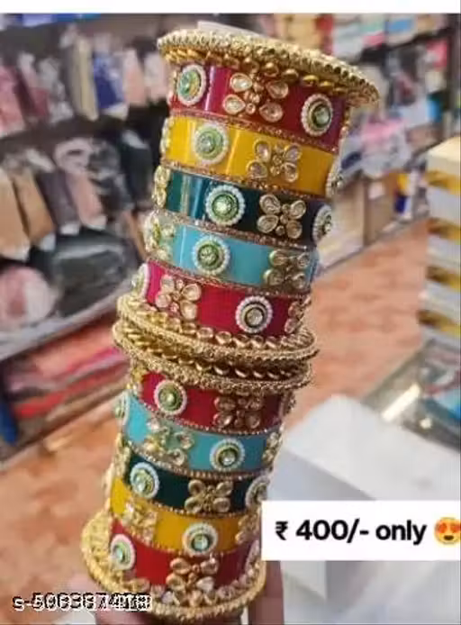 Multi Colour Choooda SET