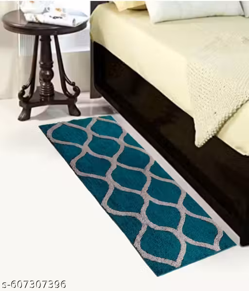 (22x55)Feet Premium Soft MicrofiberRug for Hallway – Anti-Skid, Geometric Design, Washable Carpet Mat for Home Décor 22x55inch