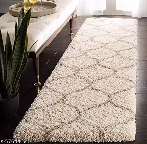 (2x4)Feet Premium Soft MicrofiberRug for Hallway – Anti-Skid, Geometric Design, Washable Carpet Mat for Home Décor 2x4Feet
