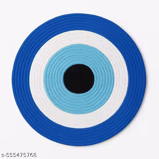 Minget Reversible Round Jute Mat | Handwoven Braided Cotton Jute Rug | Eco-Friendly Door Mat for Home, Living Room, Entryway – (2x2)ft (Multicolor)