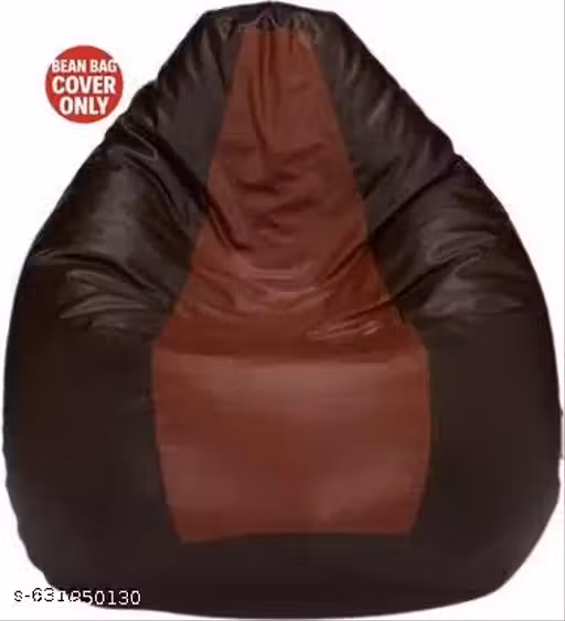 XIEANS Classic XL Bean Bag (Colour - brown ten ) ONLY COVER WITHOUT BEANS )