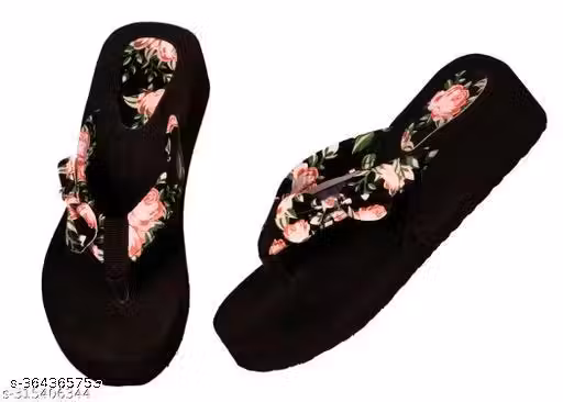 Latest butterfly green colour women slippers very soft and good quality