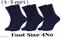 Pack of 6 Navy Blue polister School Socks for Kids (6-8 Years) | Foot Size 4 | Soft & Breathable School Uniform Crew Socks for Boys & Girls"