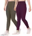 Women High Waist Stretchable Ankle Length Leggings Combo | Gym Wear Yoga Pants for Women | Workout Tights for Running, Fitness & Daily Wear (Pack of 2)