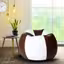 Premium leatherette bean bag cover, Luxury bean bag cover, Stylish teardrop bean bag (brown+ white)XXXL