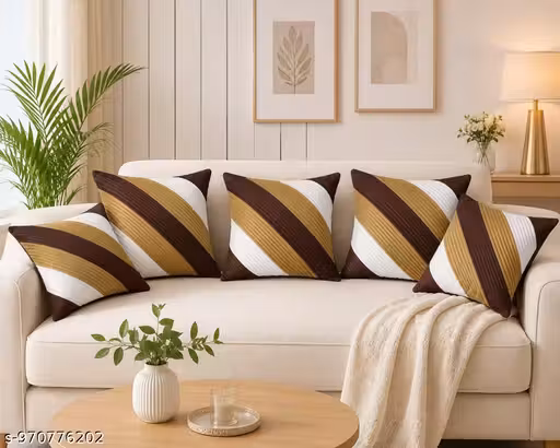 , home decor cushion cover | dupion silk cushion cover |size 16x16 inches and 40x40 cm pack of 5pcs