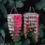 Pack of 2 pcs , one plate centre hanging jhumar for home and wall decoration approx length 19 inch