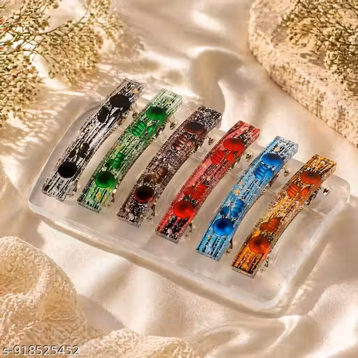 hair clips for woman and girls, pack of 6 hair clip for girls , hair clip for women stylish , barrette for woman ,hair clip woman multi color