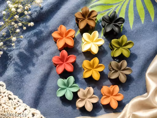 colorful hair claw clip set