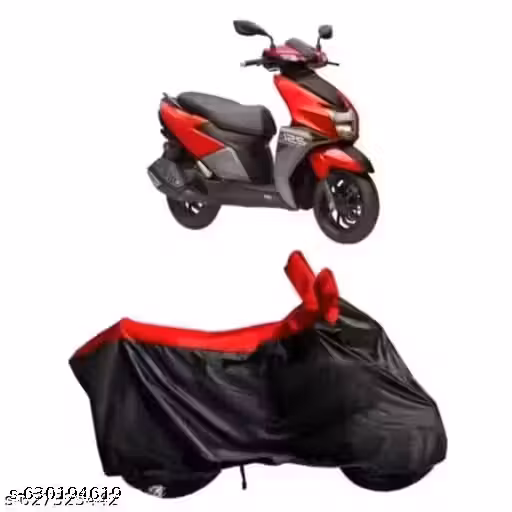 tvs ntorq blackred scooty cover 100% waterproof