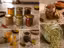 Premium Glass Spice Jar Set with Airtight Golden Lid – Kitchen Storage Containers 6 PCS