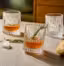 Elegant Vintage Ribbed Whiskey Glass Set – Crystal Clear Drinking Glasses for Cocktails, Whiskey, Juice & Water Pack of 6
