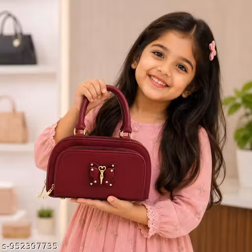 Butterfly Design Mini Handbag for Women & Girls | Stylish Premium Multi-Compartment Purse with Smooth Zipper