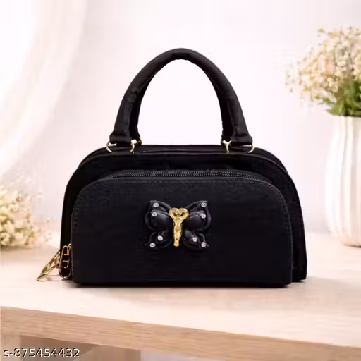 Fashion Mini Handbag for girls butterfly Design|Mini handbag for girls|Mini Handbag with 3 compartment and comfortable to carry for girls