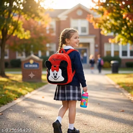 A Soft and Comfortable School Bag For Unisex| Two Main Compartment Bag For 2 to 6 Year School Going Kids| (Pack of 1)