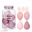 Lobe Mirale Beauty Makeup Sponge 7pcs Puff Teardrop Blender Foundation Sponge Set With jar Gift Flawless Bottle Design Drift bottle macaron makeup egg Multi-colored a1