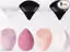 4 Pcs Makeup Sponge Beauty Blender with Egg Case with 4 Pcs Powder Puff Triangle Soft Powder Sponge Reusable Cosmetic Foundation Wet Dry Makeup Set Multi-colored e8