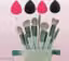 13 Pcs Makeup Brushes and 4 Makeup Puffs e3
