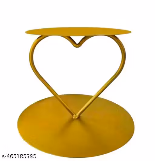 Golden Heart Cake Spacer Stand | Cake Display Separator for Birthday Party & Wedding Decor
