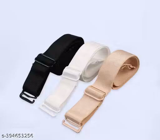 3Pairs Bra Shoulder Strap Replacement 12mm 15mm 18mm Width Elastic Adjustable Removable Multi Color