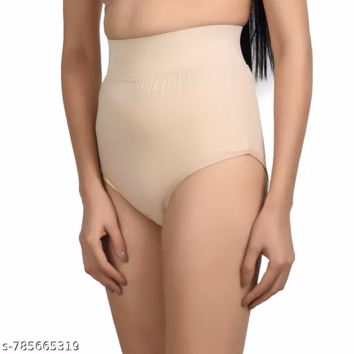 Body Shaper Tummy Tucker Women's & Girl,s High Waist Shapewear Tighte Double Layer Tummy Control Yoga Gym Fit Panties Underwear Free size | Women’s High Waist Tummy Control Panty | Seamless Body Shaper Underwear | Stretchable Slim Fit Briefs | Pack of 1