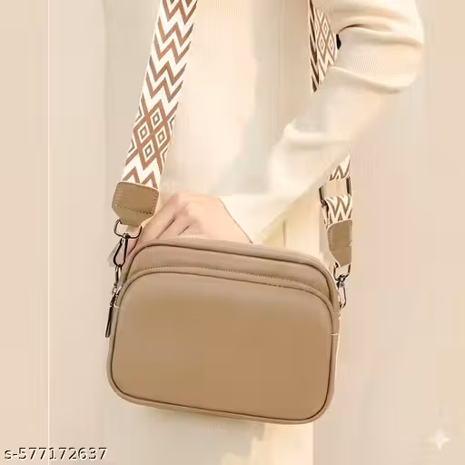 Ladies sider cream Sling bags for women girls ladies purse side bags white bags for party and casual wear