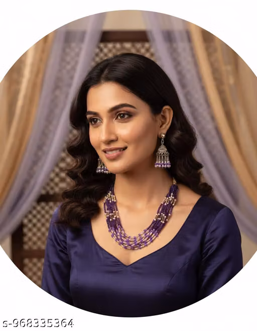 Roshal 2.O fashion jewellery necklace earrings set of 1