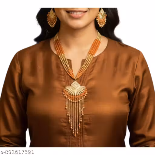ROSHAL 2 .O fashion jewellery necklace earrings set of 1