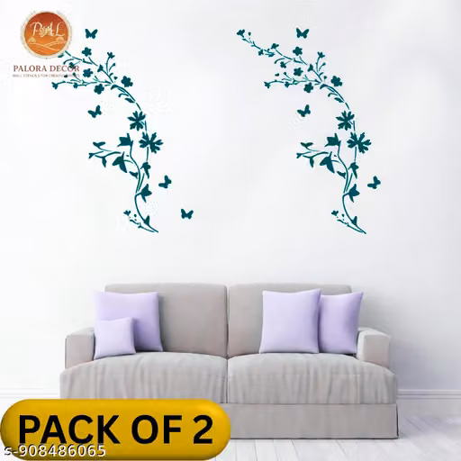 PALORA DECOR Wall Stencil for Creative Spaces | Size:- 16 x 24 Inch | Multi-Use Painting Stencil for Home & Office | Pack of 2