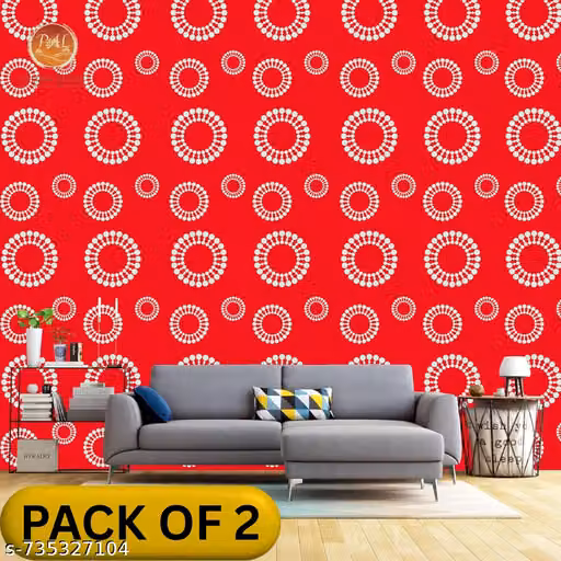 PALORA DECOR Circular dot Mandala Pattern Theme Wall Stencil for Creative Spaces | Size:- 16 x 24 Inch | Multi-Use Painting for Home & Office | Pack of 2