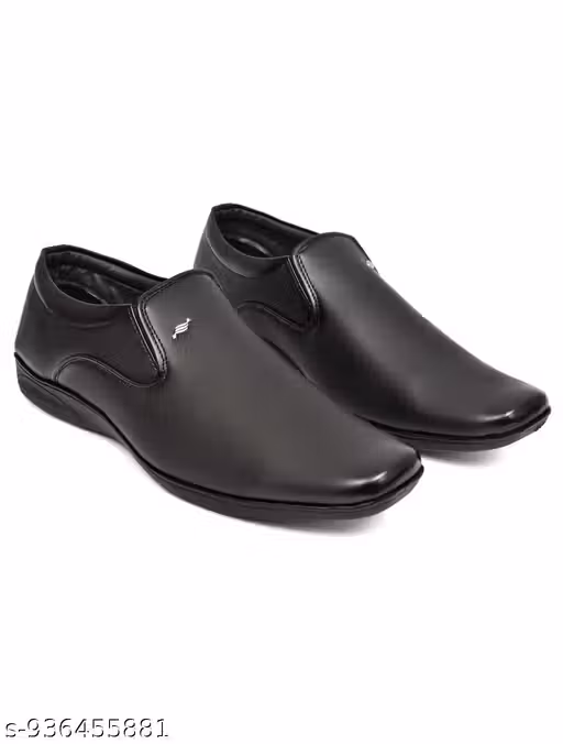 Lee Force Men's Premium Black Moccasin Loafers