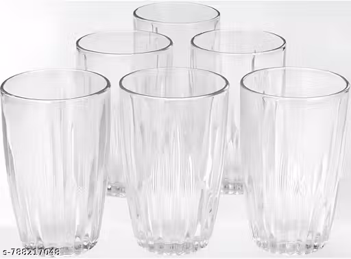 Water glass set, drinking glass set, transparent water glass, glass tumbler set, kitchen glass set, designer water glass, stylish drinking glass, durable glass tumbler, tea and glass, multipurpose glass set, clear glass glass set for home, premium quality