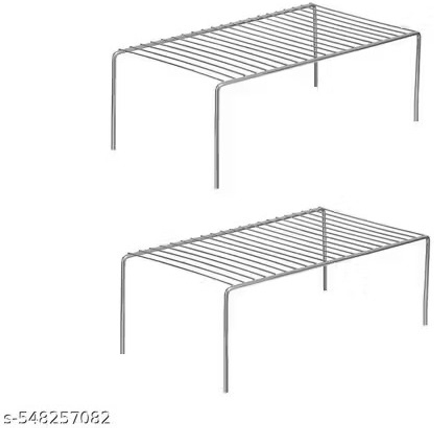 VISKHAPRA Plate Kitchen Rack Multipurpose Dish Rack/Storage Shelves for Kitchen Cabinets/Plate Stand Steel