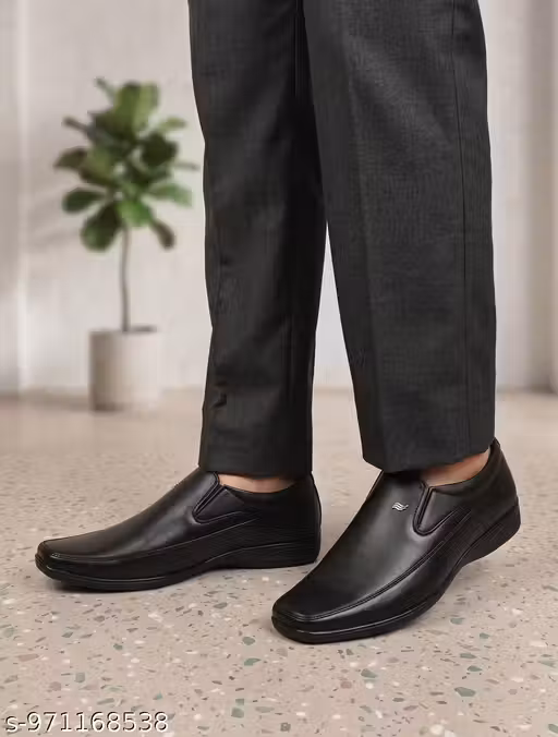 Black formal shoes