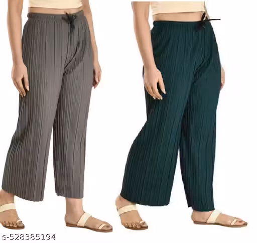 Elegants Unique Women Palazzos Pack of 2