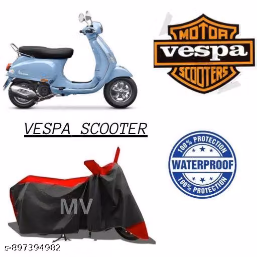 Vespa Two Wheeler Cover for Universal For all scooty/bike